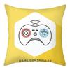 Home Decor Game  Cushion Cover r Gift Black Art Design  Console Button Pillow Case