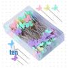 Stainless Steel Colored Plum Blossom Butterfly Bow Tie Positioning Pins for Sewing & Patchwork