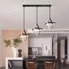 Современный светодиодный подвесной светильник, черная люстра, подвесной светильник для столовой, спальни, прикроватный светильник, домашний декор, подвесной светильник