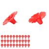 30 Set Hummingbird Feeder Flowers Hanging Bird Feeding Ports Replacement Parts Garden SuppliesRed