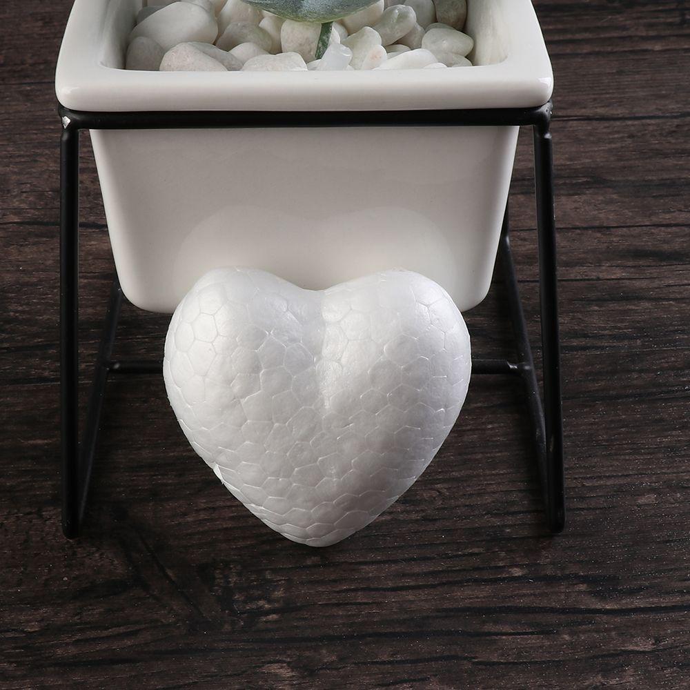 6/8.5/10/15см Новые Сувениры Моделирование Пенополистирол Белые Поделочные Шары Пенопласт Украшение для Вечеринки Сердце Пенопластовая Форма
