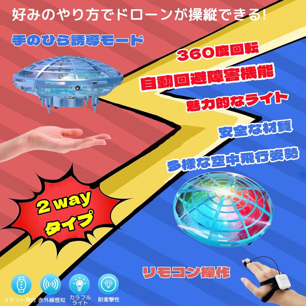 Летающий шар UFO Игрушка со светодиодной подсветкой, Автоматическое избегание препятствий, Управление жестами, Для использования в помещении, Гироскопический сферический полет, Вращение на 360°, и