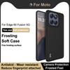 IMAK Серия UC-3 Мягкий TPU чехол для Motorola Edge 60 5G/60 Fusion 5G/60s 5G Матовый Чехол против отпечатков пальцев