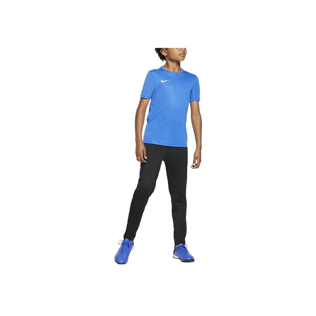 Nike Однотонный свитер с круглым вырезом, футболка для детей, синий цвет BV6741-463