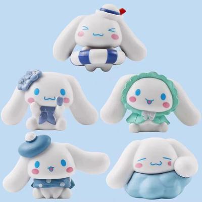 Трогательная фигурка торта от Sanrio: Почако, Синнаморолл, Май Мелоди — очаровательная большеухая собака из аниме, коллекционная фигурка.