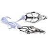 Металлические зажимы для сосков E-Stim Clitoris Women SM Bondage Взрослые игры Аксессуары для флирта Секс-игрушки Электрический шок Грудь