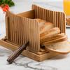 Multifunctional Bamboo Bread Cutting and Chopping Board with Foldable Plate