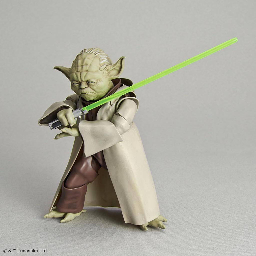 BANDAI SPIRITS Star Wars Yoda Plastic Model Package 1/6 Color-coded (new Version)