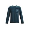 ColdGear Casual Training Sports Crew Neck Sweatshirt Men Tops Blue 1366200-413