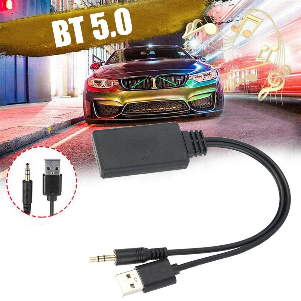 Car Mounted AUX 3.5MM Bluetooth Audio Cable Wireless Bluetooth Audio Reception HIFI Sound Quality Bluetooth Receiver