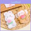 Plush Magnetic Delightful Keychain Adorable Rabbit And Monkey For Bag Or Keys