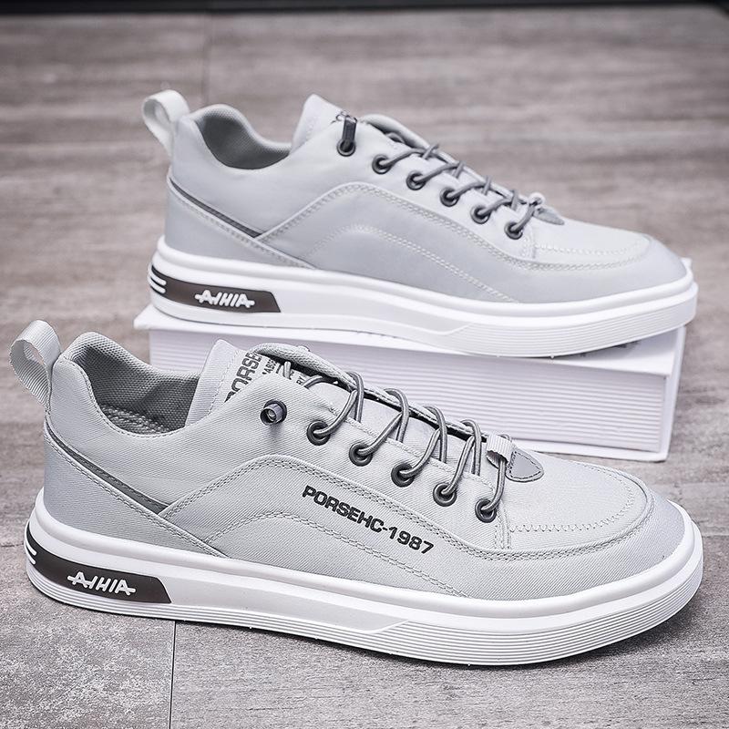 Летние мягкие кожаные ленивые туфли повседневные универсальные легкие дышащие спортивные туфли низкие мужские модные кроссовки мокасины мужские