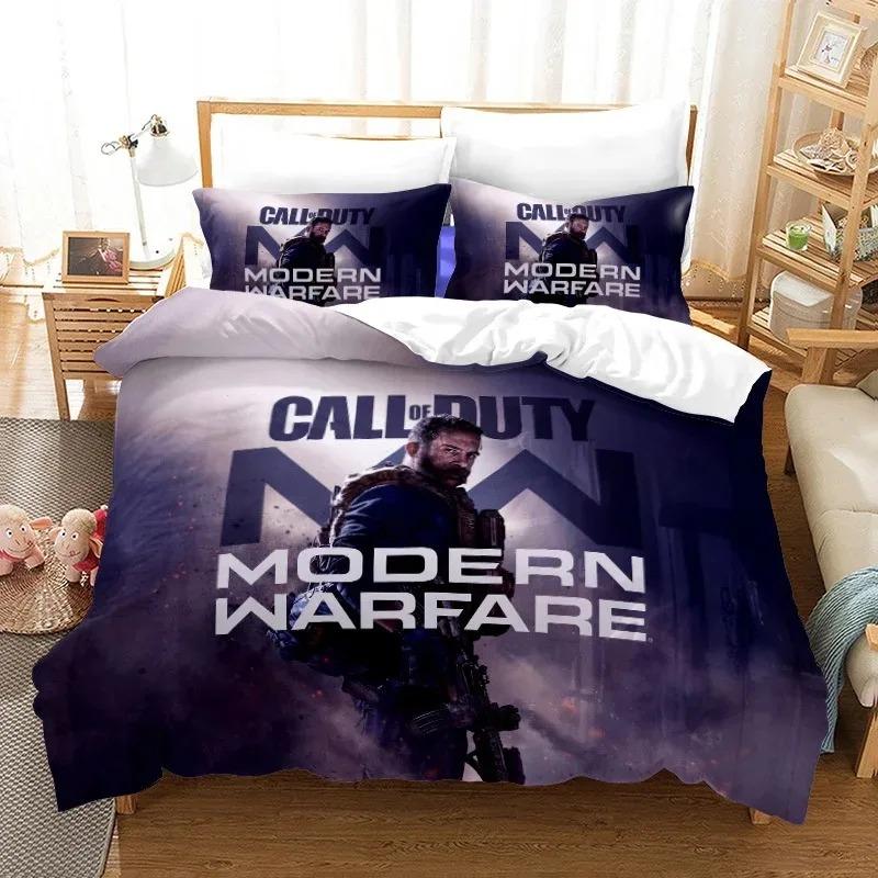 Call Of Duty Warzone Bedding Set Single Twin Full Queen King Size Game Bed Set Aldult Boys Bedroom Duvetcover Sets 3D Print 020