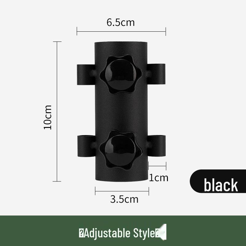Регулируемый фиксатор для стойки тента-навеса для кемпинга - Аксессуар для поддержки кемпингового навеса