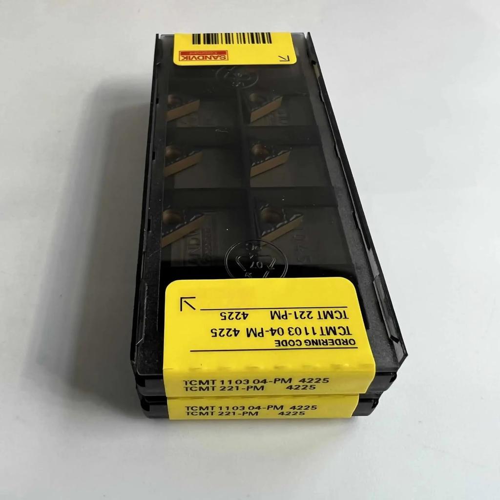 Original Sandvik / TCMT110304-PM 4225 /Carbide CNC Blade 10 PCS