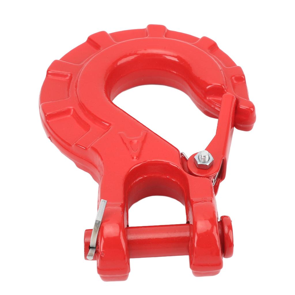 Прицепной цепной крюк 3 8 дюймов Легированная сталь 15 т Универсальное надежное соединение Крюк для предохранительной цепи для транспортировки грузовиком Буксирная лебедка