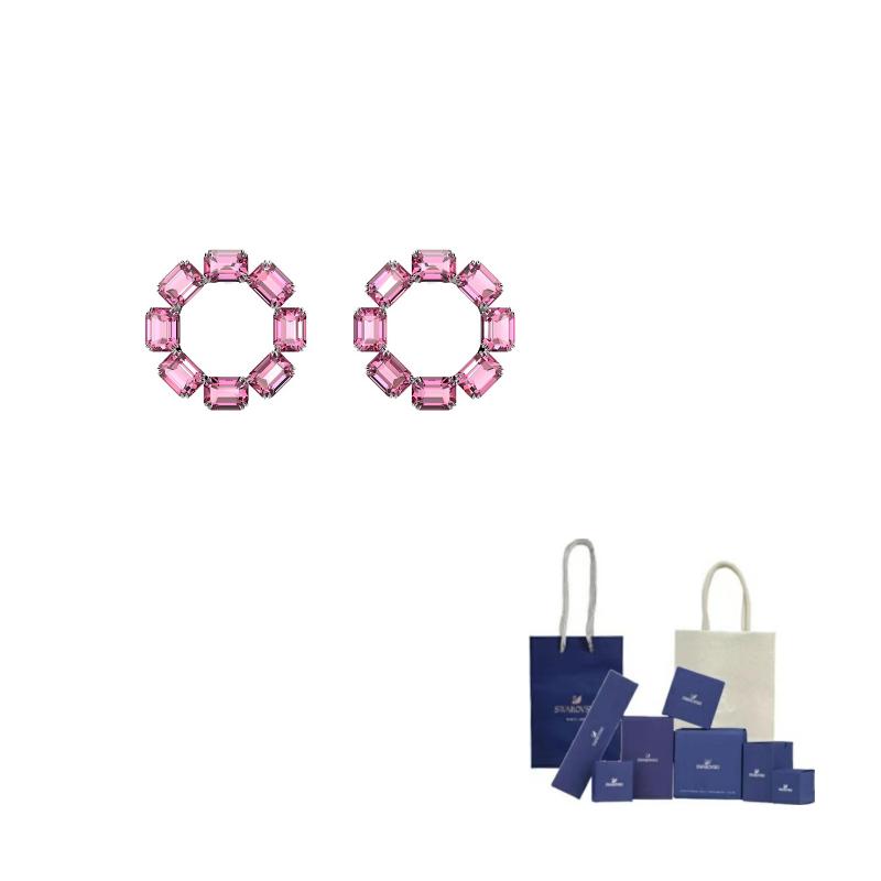Swarovski Серьги Millenia Женские Розовые