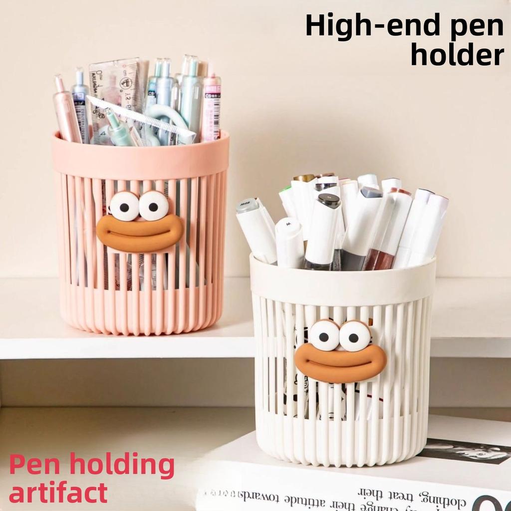 Многофункциональный милый мультяшный ажурный настольный органайзер для студентов большой вместимости, минималистичный, с высокой эстетикой