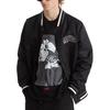 Vans Однобортный пиджак с длинным рукавом в полоску с надписью Верхняя одежда унисекс Черный VN000G81BLK