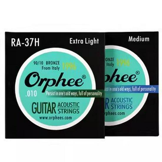 Струны для акустической гитары Orphee с покрытием против ржавчины - Комплект из 6 штук