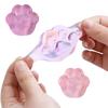 3Pcs Stress Relief Toys Soft TPR Flexible Quick Recovery Mini Cute Pinch Toy Anxiety Colorful Squeezing Cat Paw Fidget