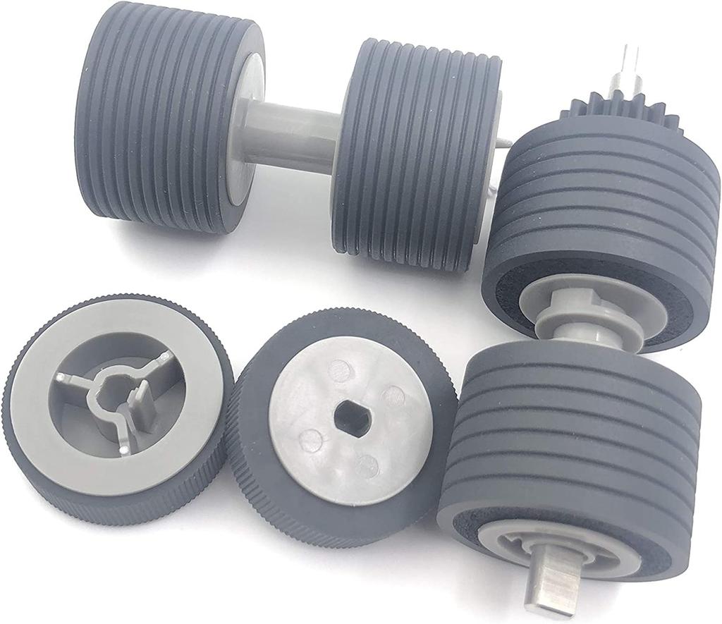 Комплект роликов захвата ROUKI, ролик тормоза, ролик сепаратора, Совместимость со сканером Fujitsu PA03575-K011 PA03575-K012 PA03575-K013 + + fi-6400 fi-6420 fi-6800