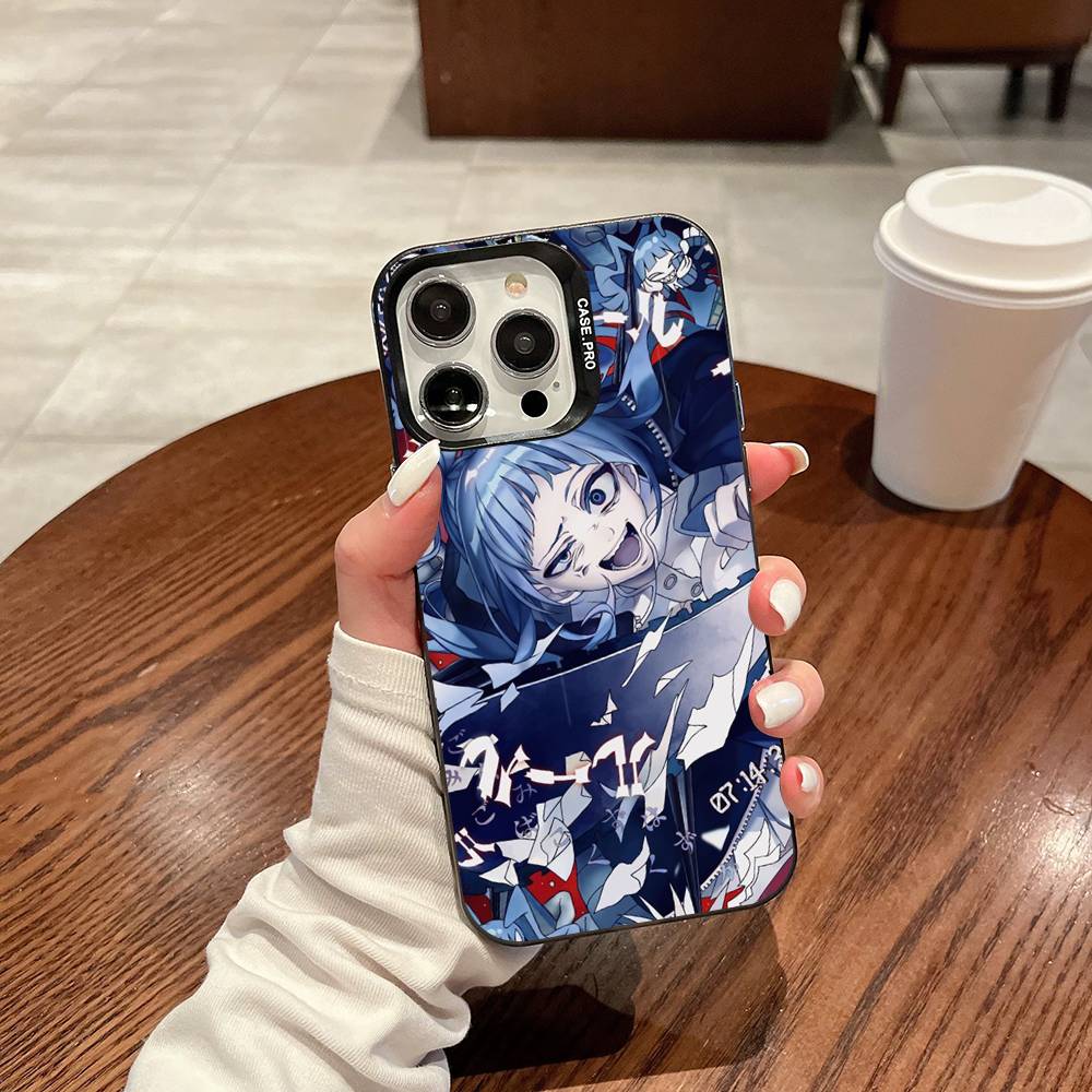 Чехол для телефона с виртуальной певицей Ado, цвет серебристый, для IPhone 17 16 15 14 13 12 11 Pro Max Plus
