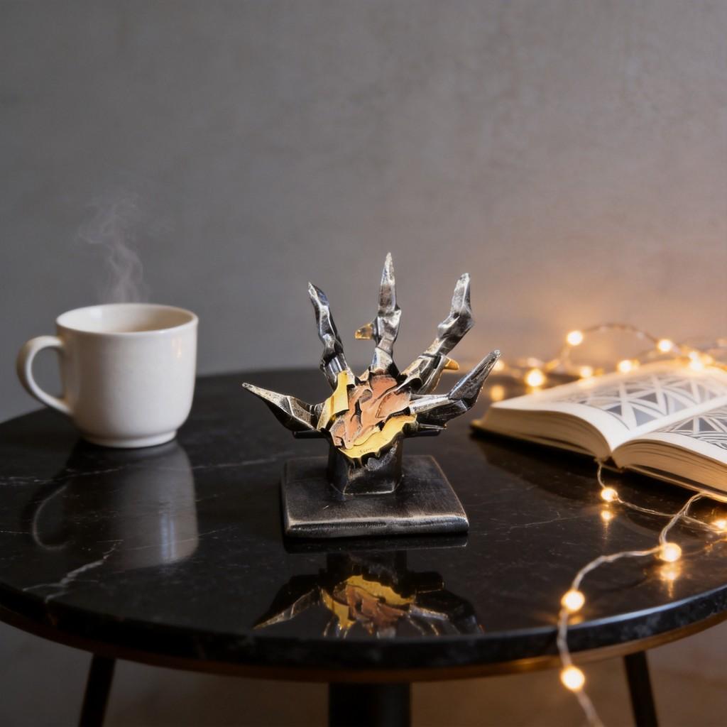 Смоляное Настольное Украшение Death Stranding С Держателем для Телефона в Виде Геймпада Для Подарка и Декора