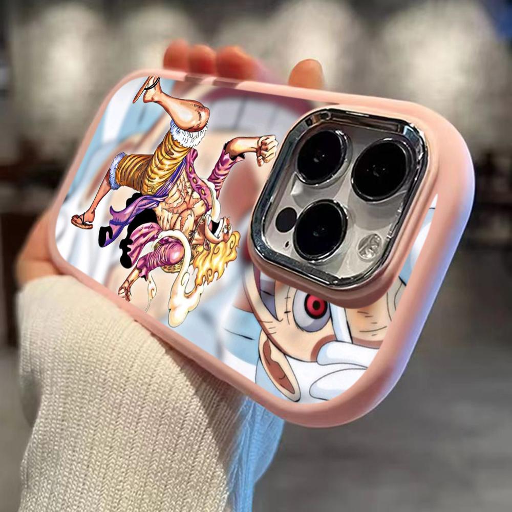 Чехлы для телефонов Ae92 One Piece Luffy Gear 5 для Samsung A13 A32 A53 A04 A54 S23 S24 Ultra Infinix Hot 40 Huawei P30 Pro с металлической защитной задней крышкой для камеры