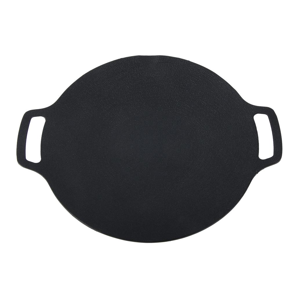 30cm Korean Grill Pan Non Stick Round Medical Stone Outdoor Griddle Pan for Portable Gas Stove