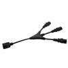 Удобный удлинитель PDU IEC320 C14 на 3xIEC320 C13 Кабель-удлинитель питания Шнур питания Идеально подходит для питания ПК Компьютера