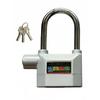 Universal Anti-Theft Padlock with 120db Alarm Zinc Alloy Lock for Bicycle Motorcycle Warehouse Door r Safety Waterproof 3 Colors