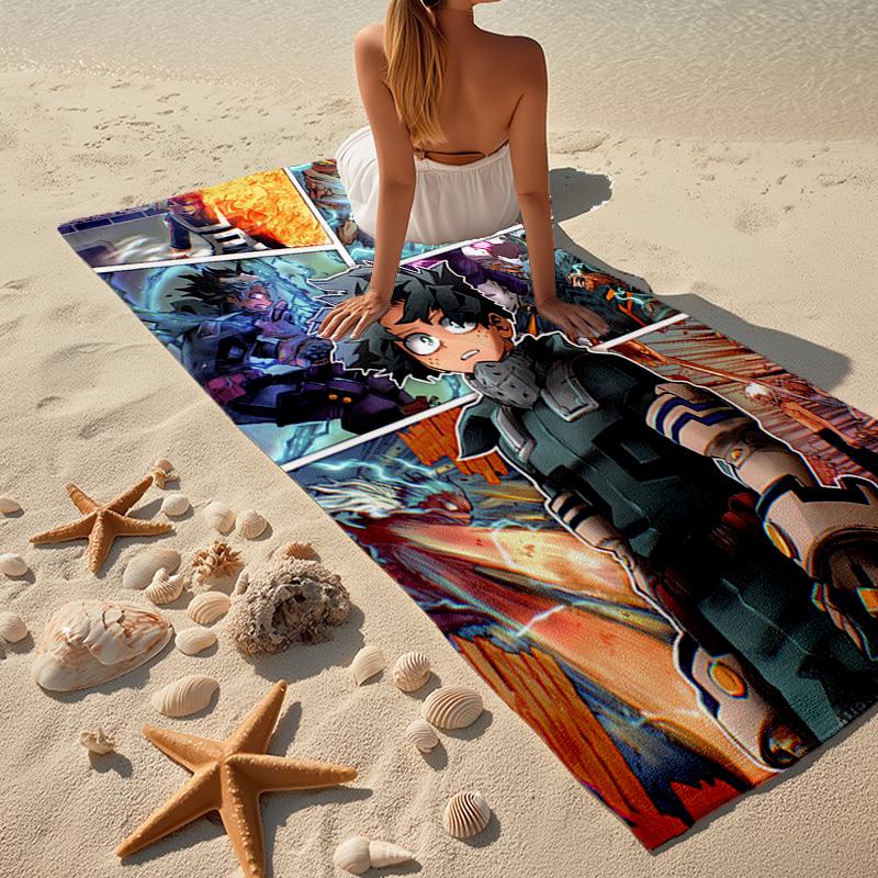 deku Fashion Beach Towel: Ideal for Summer Adventures Soft, absorbent and quick drying suitable for swimming and bathing