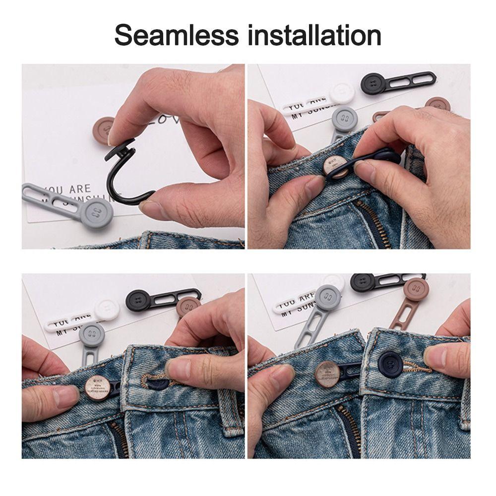 10 шт. Эластичные расширители пуговиц для рубашек, удлинитель воротника, relief для шеи, для тесных воротников рубашек, платьев, брюк