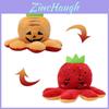 Двусторонний плюшевый осьминог, игрушка, животное, мягкая кукла, подарок на день рождения для детей