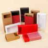 С прозрачным ПВХ окном Деликатная выдвижная витрина Подарочная упаковка из крафт-бумаги Свадебные party Коробки для печенья и конфет Подарочные коробки на годовщину и день рождения 10 шт.