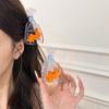 Cartoon Transparent Goldfish Hair Clips Non Slip Whale Acetate Hair Claw Fruit Lightweight Claw Clips For Women and Girls