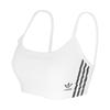 adidas Оригинальный легкий беспроводной бюстгальтер-майка, мягкий, приятный к коже, пуловер, легко снимается, женское нижнее белье, белый 4A4H00-100