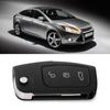 3 Button Remote Key Fob 433MHz with Chip 4D60 for Ford Focus