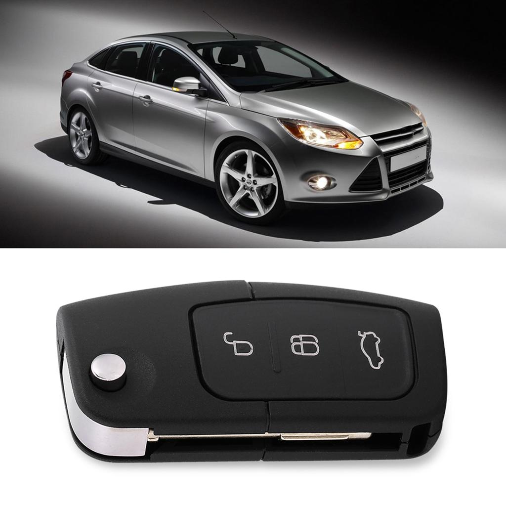 3 Button Remote Key Fob 433MHz with Chip 4D60 for Ford Focus