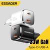 Essager 33W GaN USB Type C Charger Digital Display PD Fast Charging For iPhone 16 15 14 Pro Max iPad Mini 6 Xiaomi Samsung S22