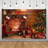 Рождественский снег амбарная дверь семейная вечеринка праздник день рождения вечеринка фото фон подвесная ткань