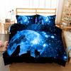 Digital Wolf Duvet/Doona Cover Set Single Twin Double Queen King Cal King Size Bed Linen Set