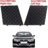 2pcs For BMW E60 E61 M Sports Package 2004-2009 Car Front Bumper Lower Mesh Grille Plate Trim Cover 51117897186 51117897184