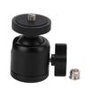 Camera Mount Tripod Head Adapter 360 Degree Swivel Top 1 4in Screw for SLR Mirrorless Camera Photography