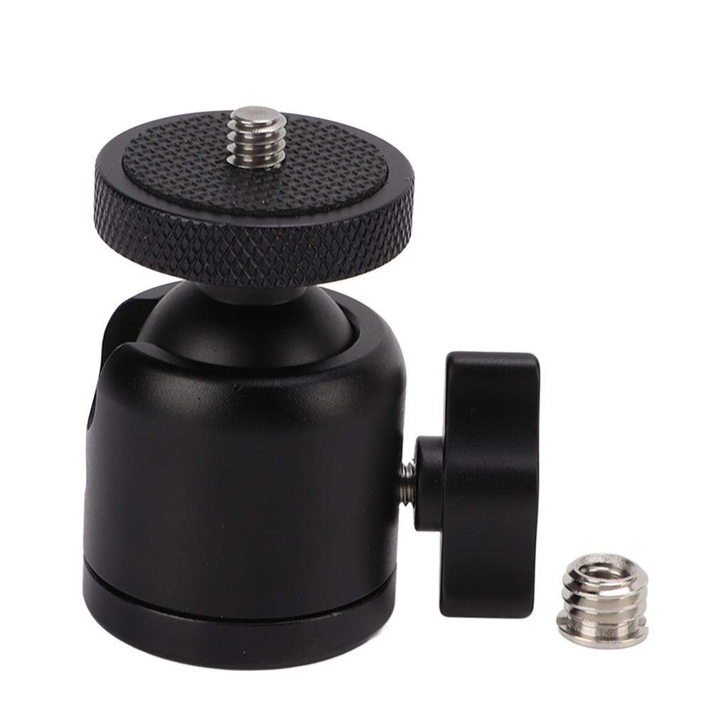 Camera Mount Tripod Head Adapter 360 Degree Swivel Top 1 4in Screw for SLR Mirrorless Camera Photography