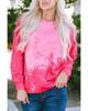 Long Sleeve Tie Dye Pullover Sweatshirt