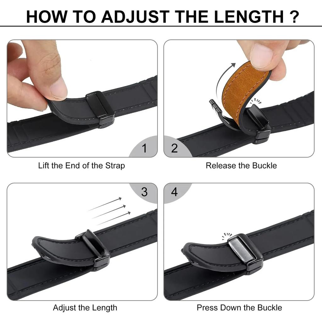 Кожаный+силиконовый ремешок для Apple Watch Band 49 мм 44 мм 45 мм 41 мм 46 мм 40 42 мм Магнитный браслет iwatch Series 10 9 8 SE 7 Ultra 2