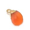 Carnelian Rough Gemstone 925 Sterling Silver Jewelry Pendant 0.59"