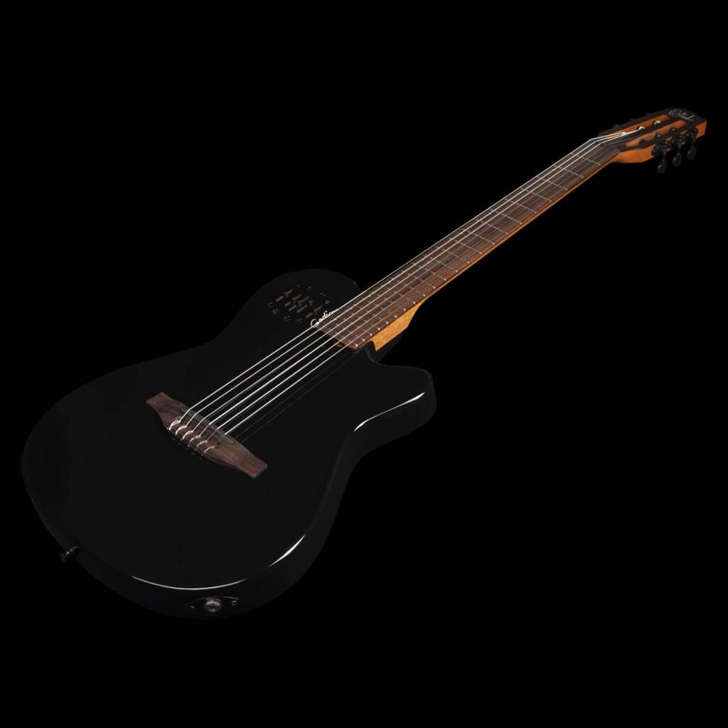 Godin Electric Guitar Nylon Guitar Multiac Mundial Onyx Black 52820 (Godin) [ ]